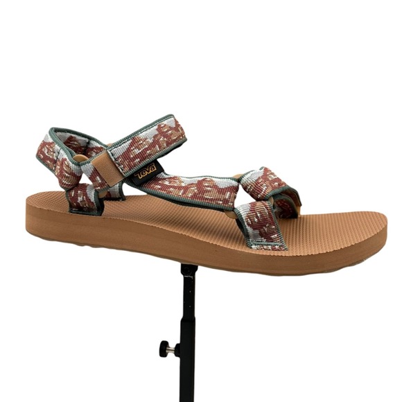 Teva Original Universal Women's Sport Strappy Sandals Size 9 Brown Tan Green - Picture 13 of 13